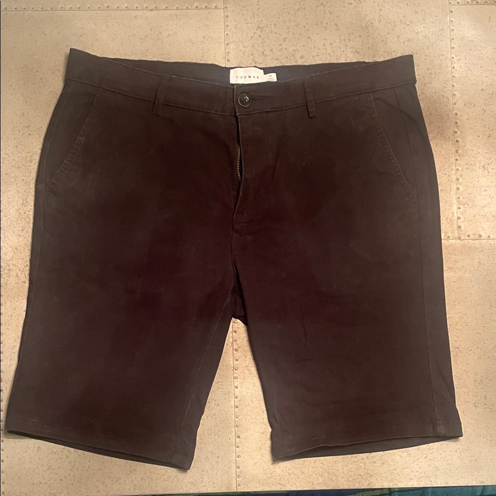 Men's Topman Black Shorts